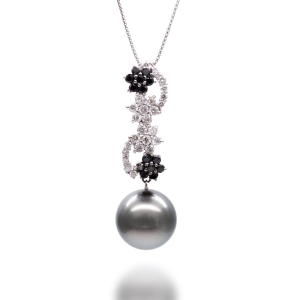 P218 Black South Sea Pearl Pendant