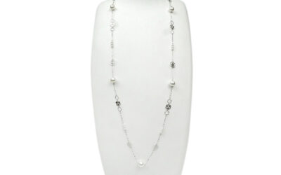 Akoya Pearl Station Necklace (N127)