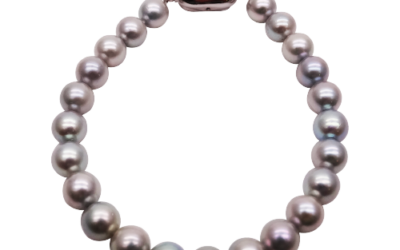 Blue Akoya Pearl Bracelet (BL56)