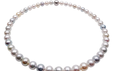 Exquisite Mix Color Akoya Pearl Necklace (N130)