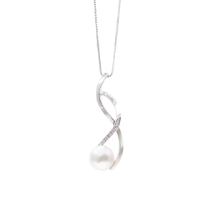 Infinity Akoya Pearl Pendant (P240)