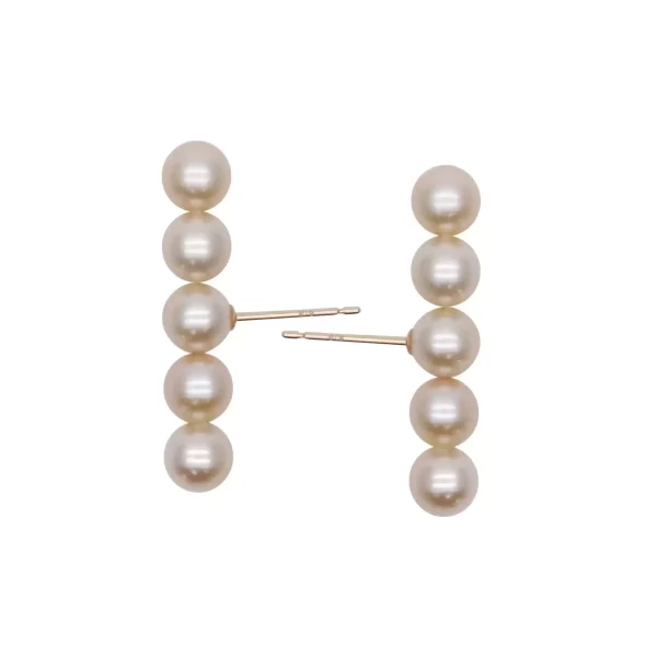 White Akoya Pearl Versatile Earring (E266)