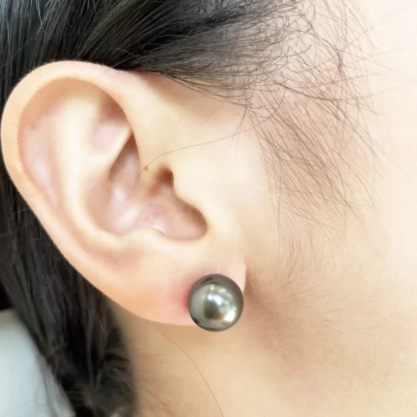 South Sea Black Earring Simplicity (E274) - Image 2